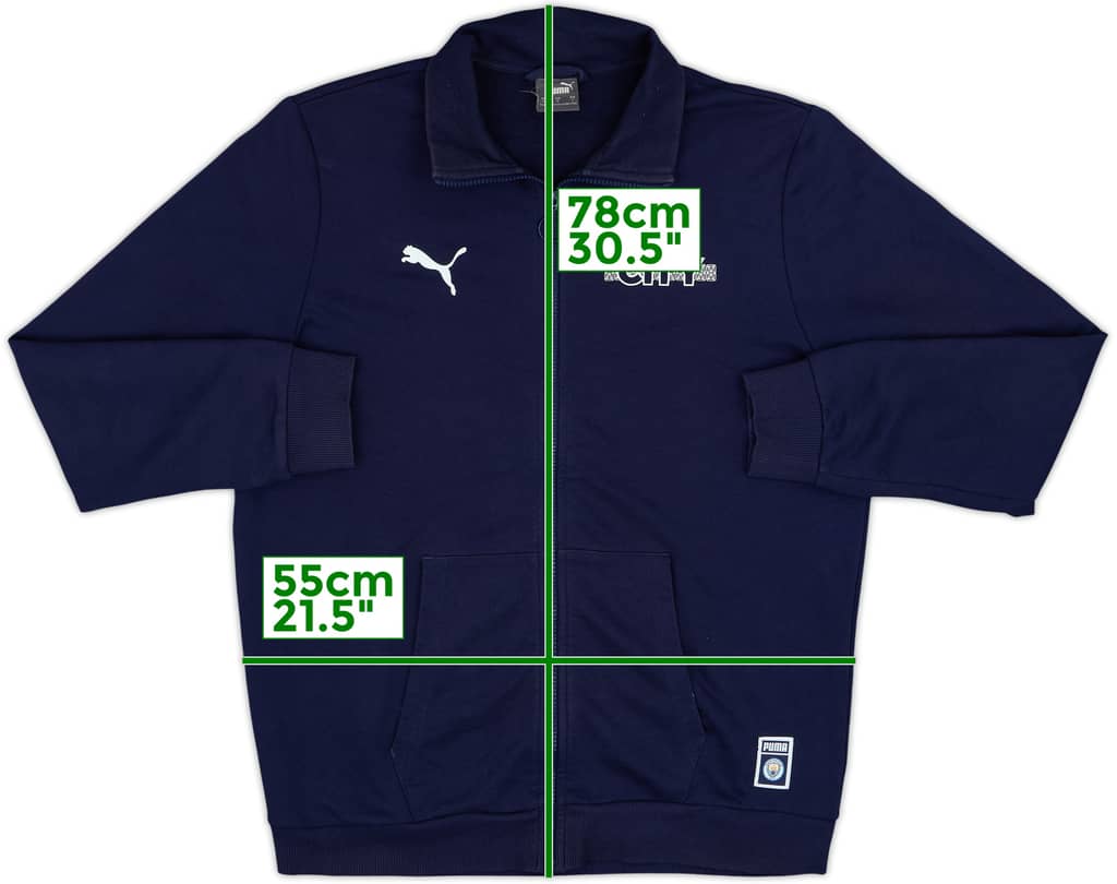 2021-22 Manchester City Puma Track Jacket - 8/10 - (L)