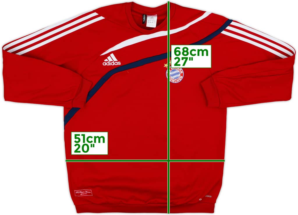 2009-10 Bayern Munich adidas Sweat Top - 6/10 - (M)