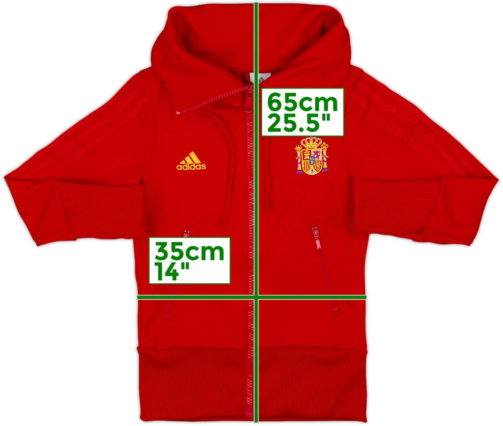 2007-08 Spain adidas Track Jacket - 8/10 - (XS)