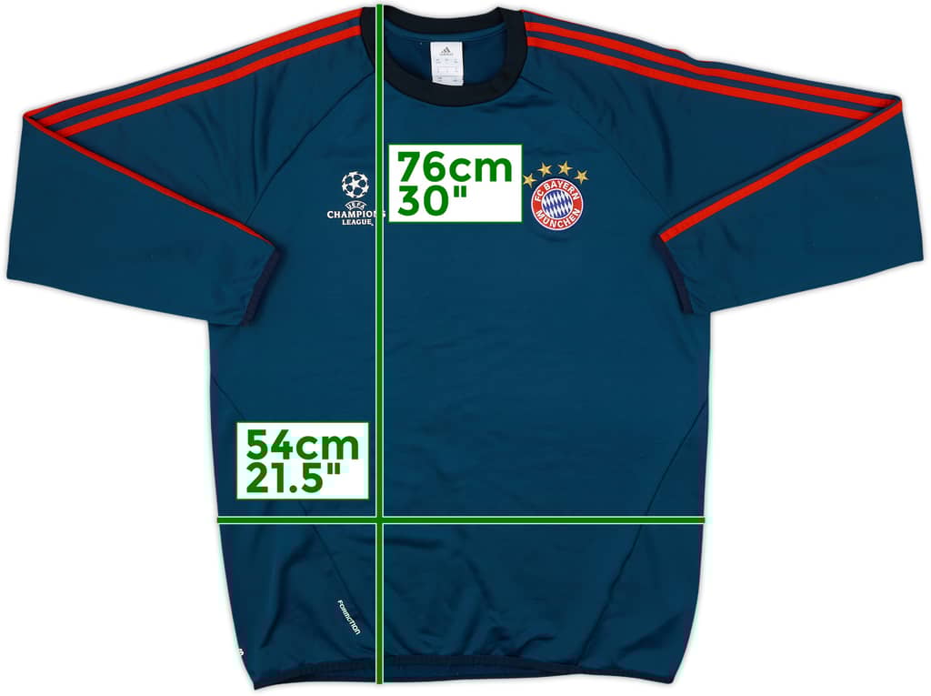 2013-14 Bayern Munich adidas Formotion CL Drill Top - 8/10 - (L/XL)
