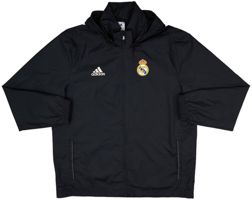 2016-17 Real Madrid adidas Hooded Rain Jacket - 7/10 - (XL)