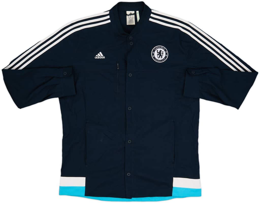 2014-15 Chelsea adidas Button Track Jacket - 7/10 - (XL)