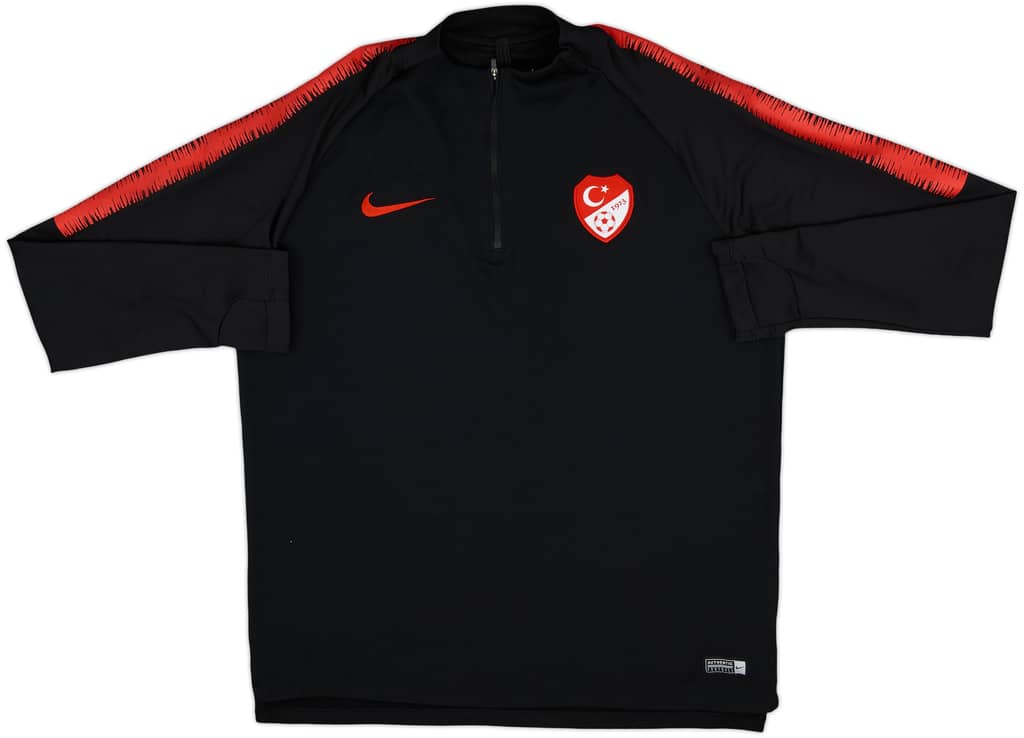 2018-19 Turkey Nike 1/4 Zip Drill Top - 10/10 - (L)
