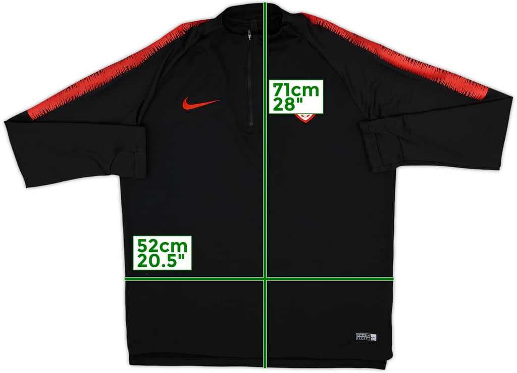 2018-19 Turkey Nike 1/4 Zip Drill Top - 10/10 - (L)