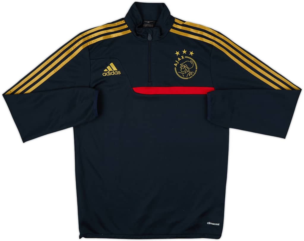 2013-14 Ajax adidas 1/4 Zip Drill Top - 9/10 - (S)