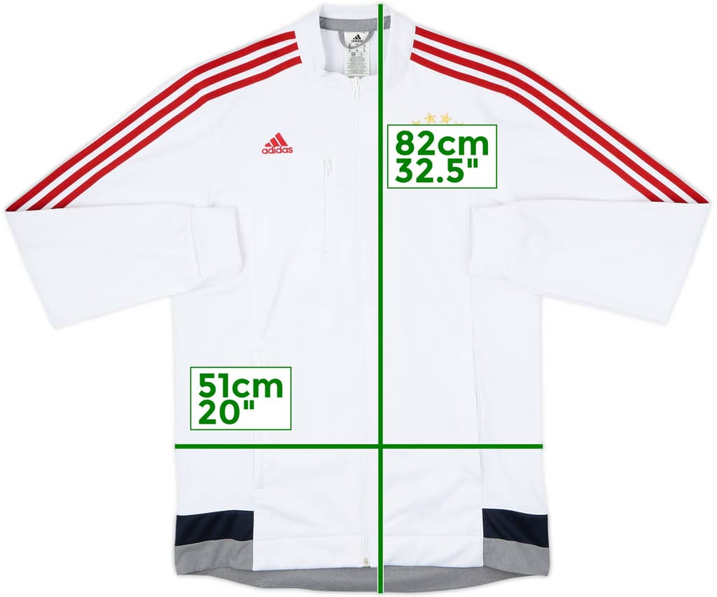2015-16 Bayern Munich adidas Track Jacket - 6/10 - (M)