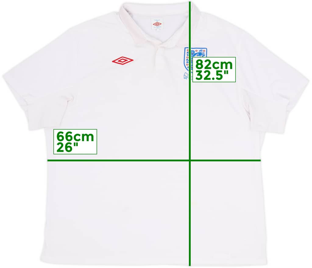 2009-10 England 'South Africa' Home Shirt - 9/10 - (4XL)