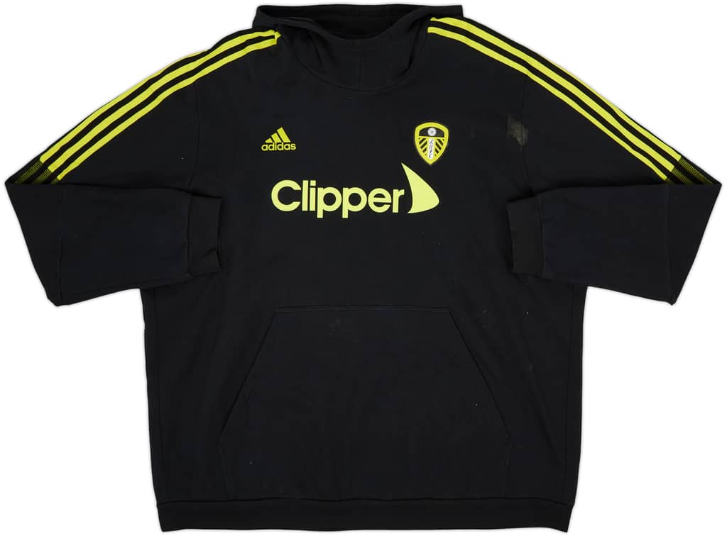 2021-22 Leeds Hooded adidas Hooded Sweat Top - 6/10 - (3XL)
