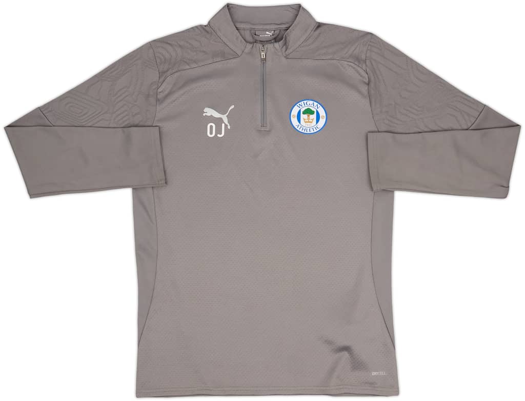 2023-24 Wigan Staff Issue Puma Training Top OJ - 7/10 - (S)