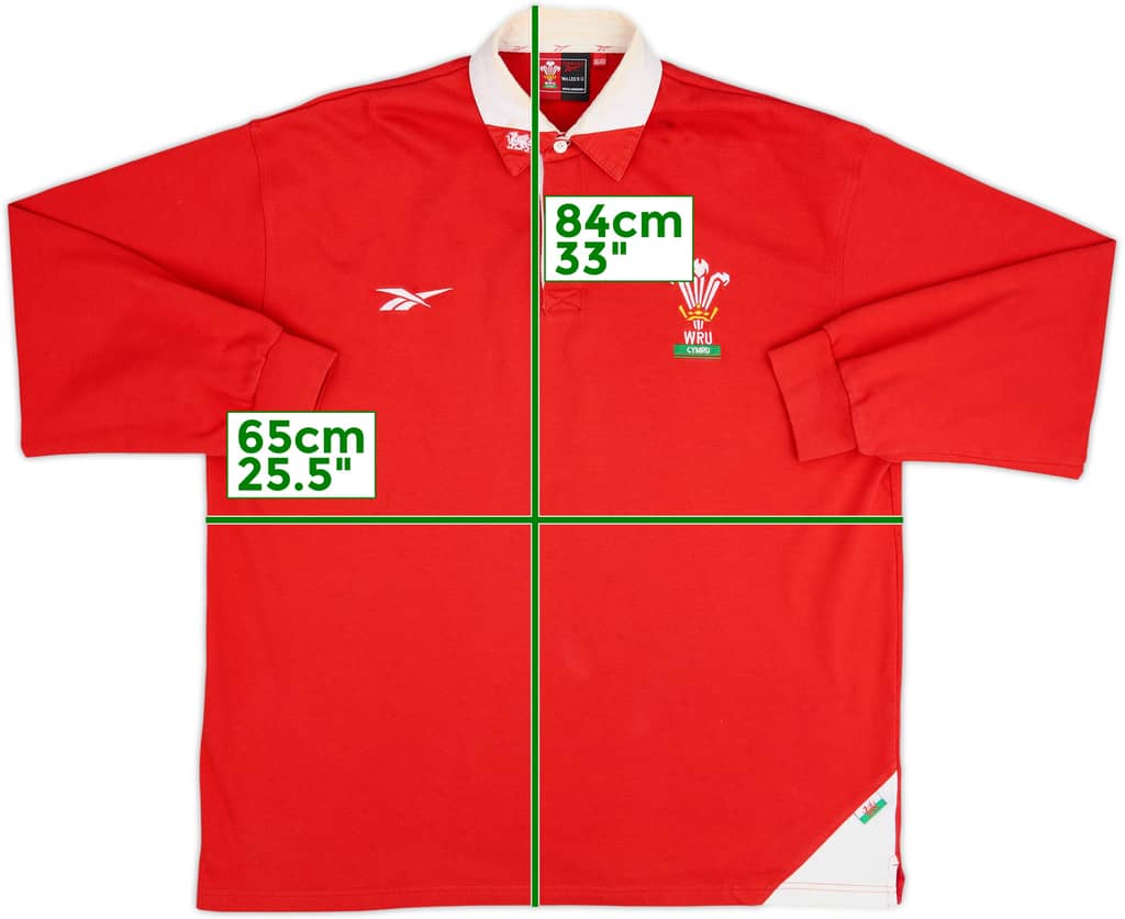 1998-00 Wales Rugby Home Shirt - 6/10 - (XL)