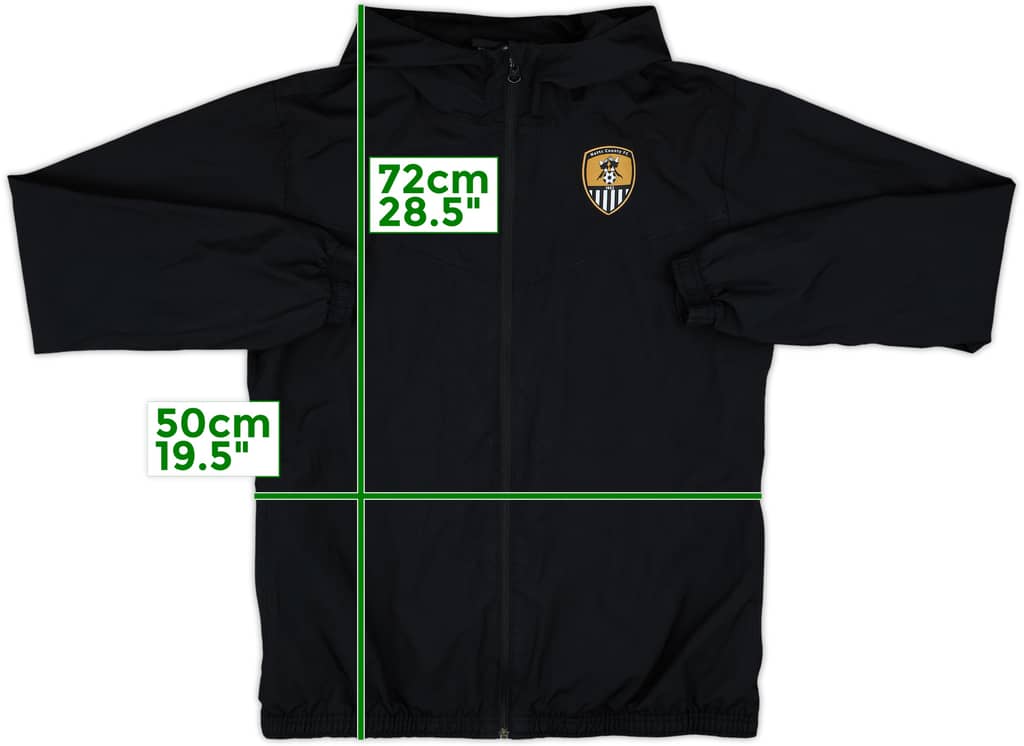 2022-23 Notts County Puma Hooded Track Jacket - 8/10 - (M)