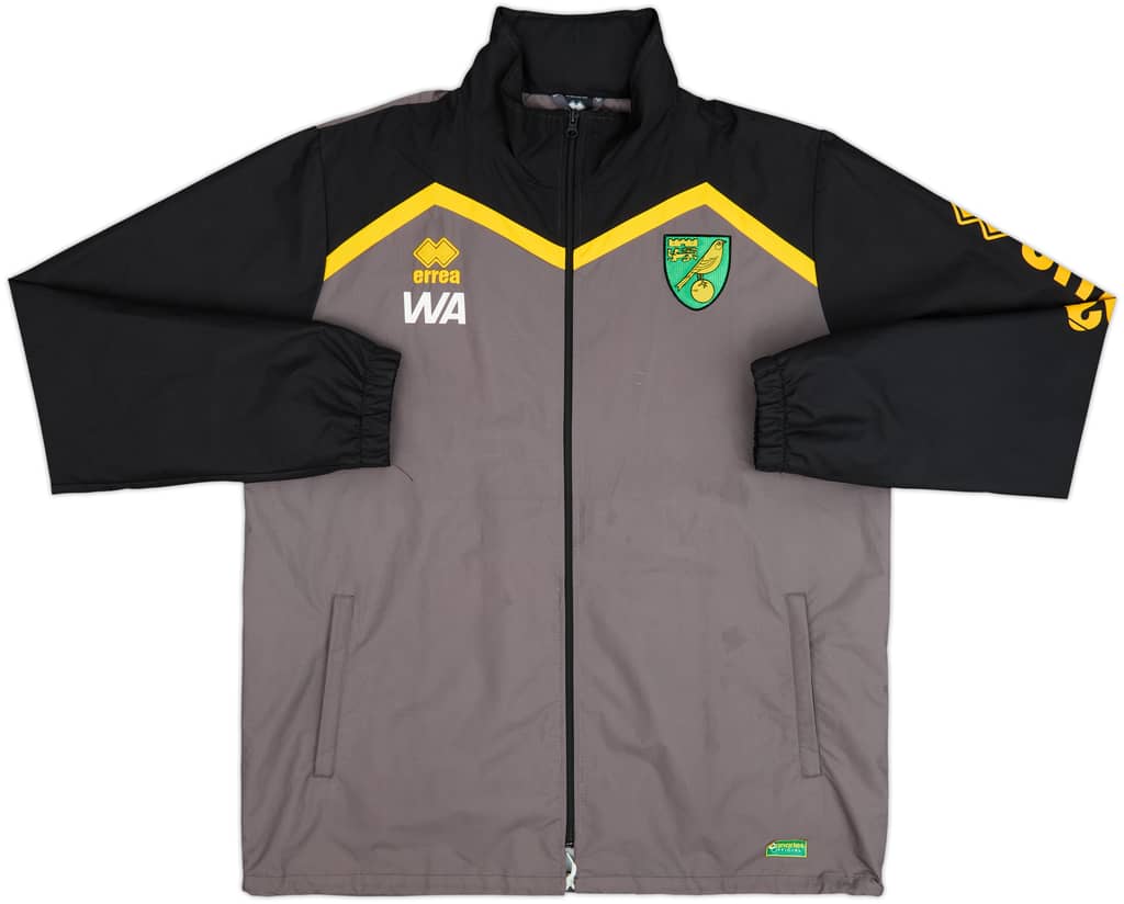 2016-17 Norwich Errea Staff Issue Rain Jacket WA - 8/10 - (XXL)