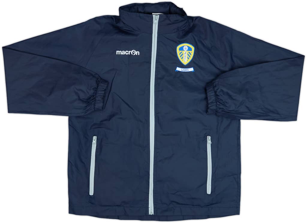 2010-11 Leeds United Women's Macron Hooded Rain Jacket - 10/10 - (S)