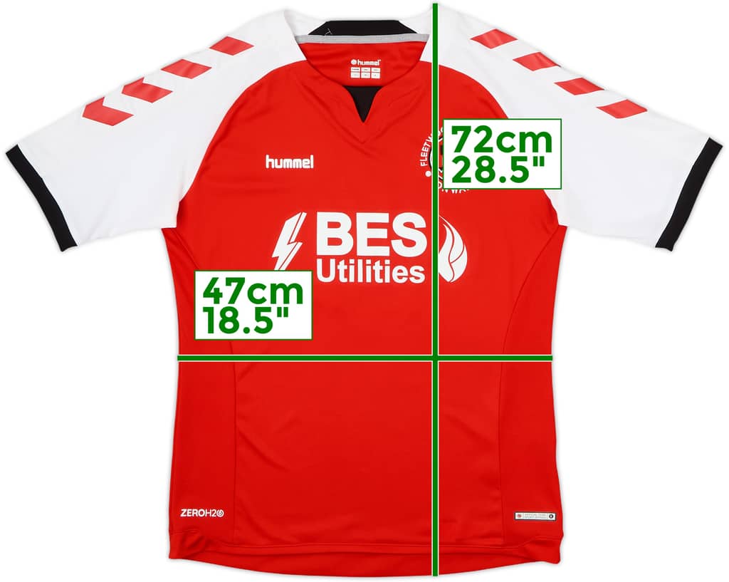 2019-20 Fleetwood Town Home Shirt #16 - 8/10 - (S)