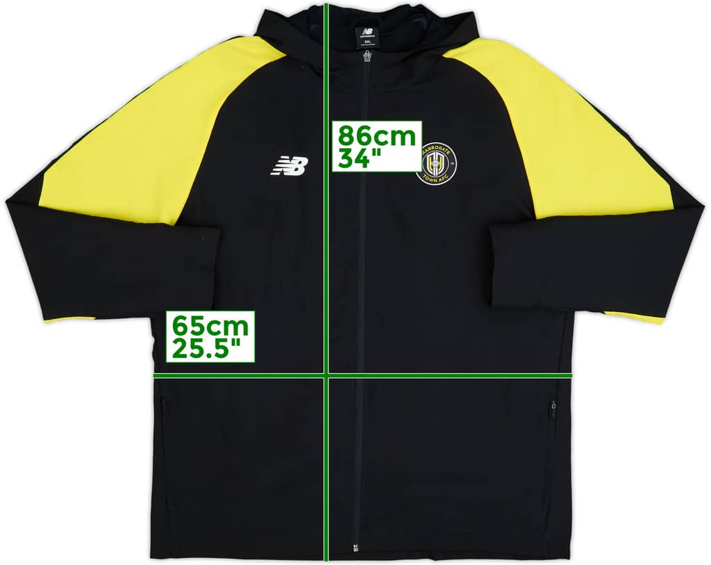 2020-21 Harrogate Town New Balance Hooded Track Jacket - 6/10 - (XXL)