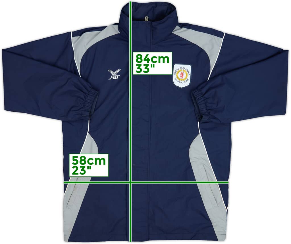2017-18 Crewe Alexandra FBT Hooded Rain Jacket - 7/10 - (M)