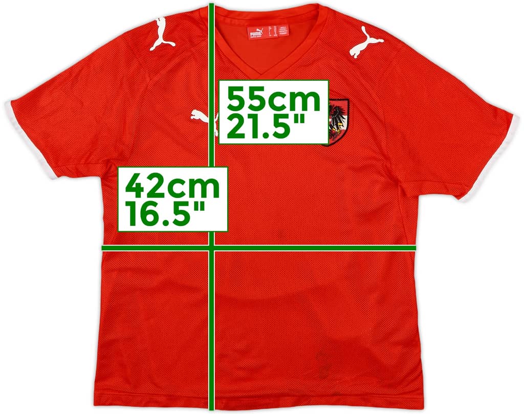 2008-09 Austria Home Shirt - 7/10 - (M.Boys)