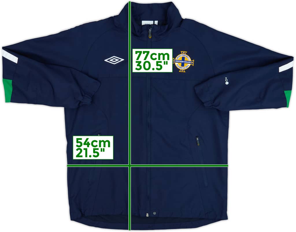2010-12 Northern Ireland Umbro Track Jacket - 9/10 - (M)
