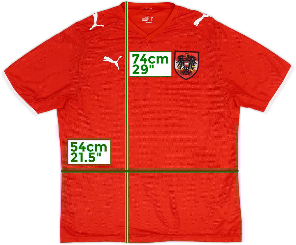 2008-09 Austria Home Shirt - 8/10 - (L)