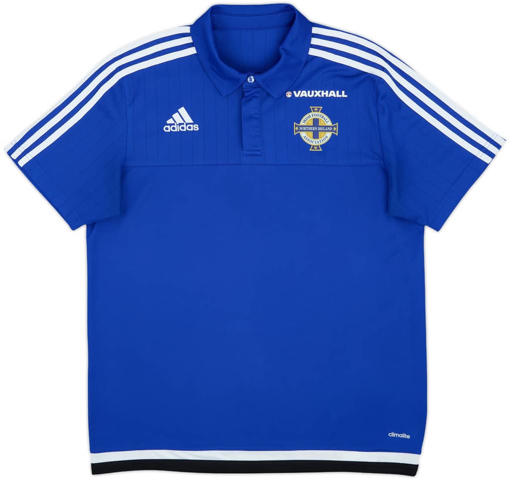 2016-17 Northern Ireland adidas Polo Shirt - 8/10 - (L)