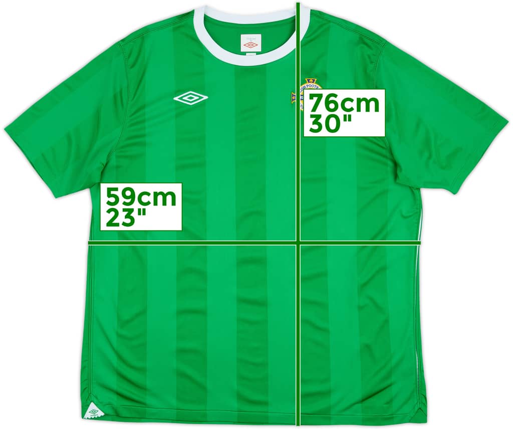 2010-12 Northern Ireland Home Shirt - 8/10 - (XXL)