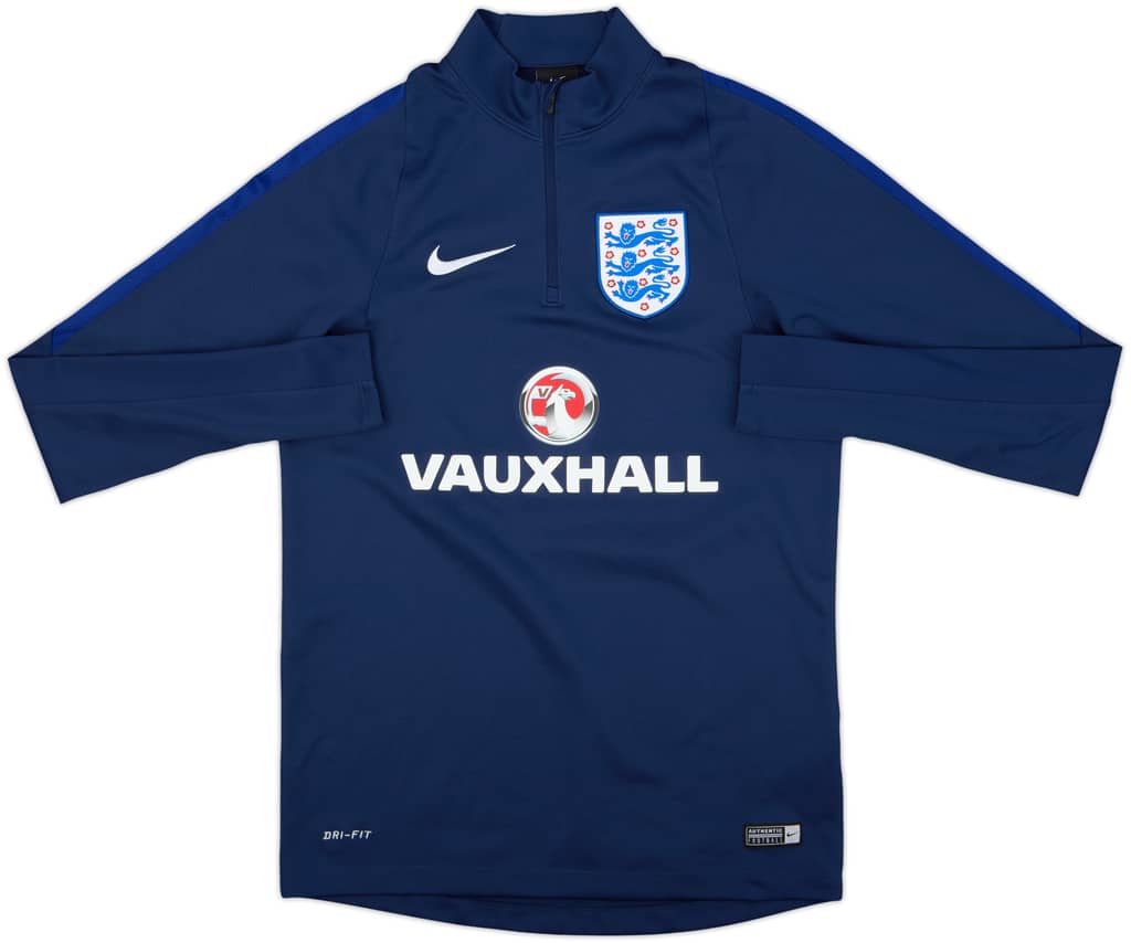 2016-17 England Nike 1/4 Zip Drill Top - 8/10 - (S)