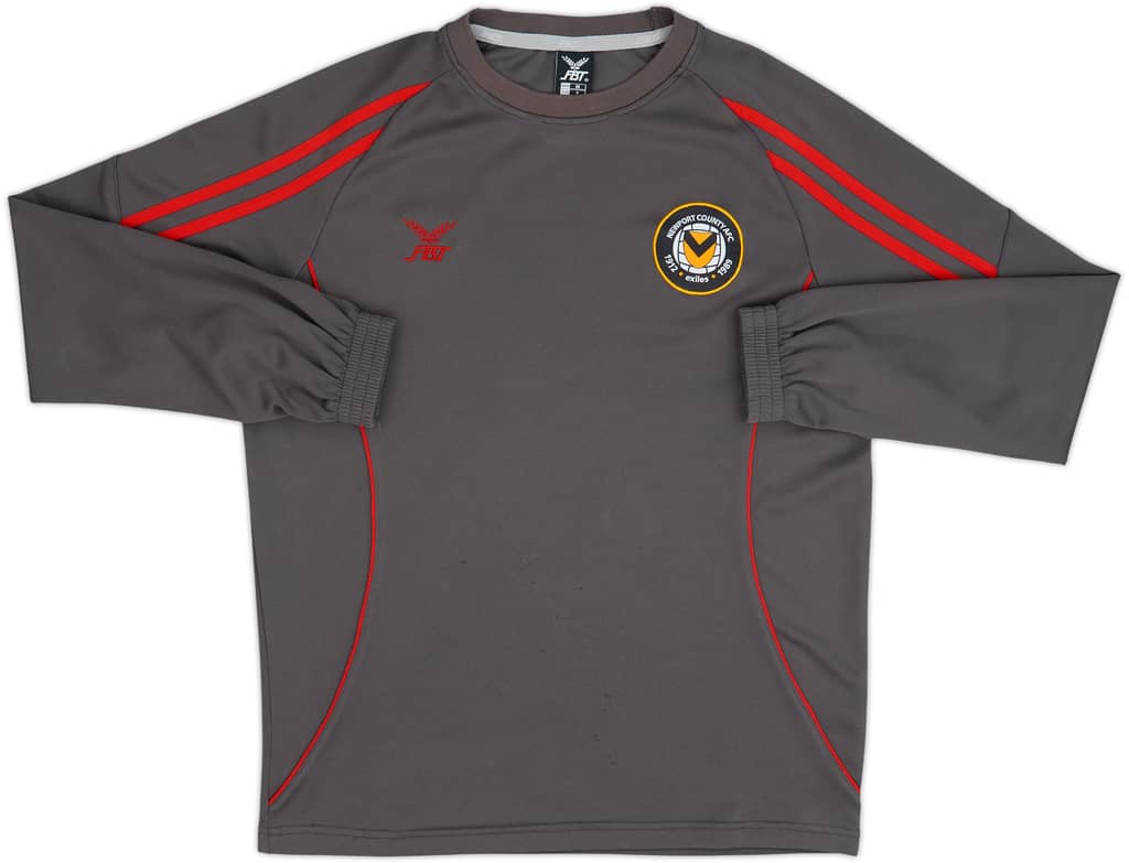2018-19 Newport County FBT Sweat Top - 7/10 - (S)