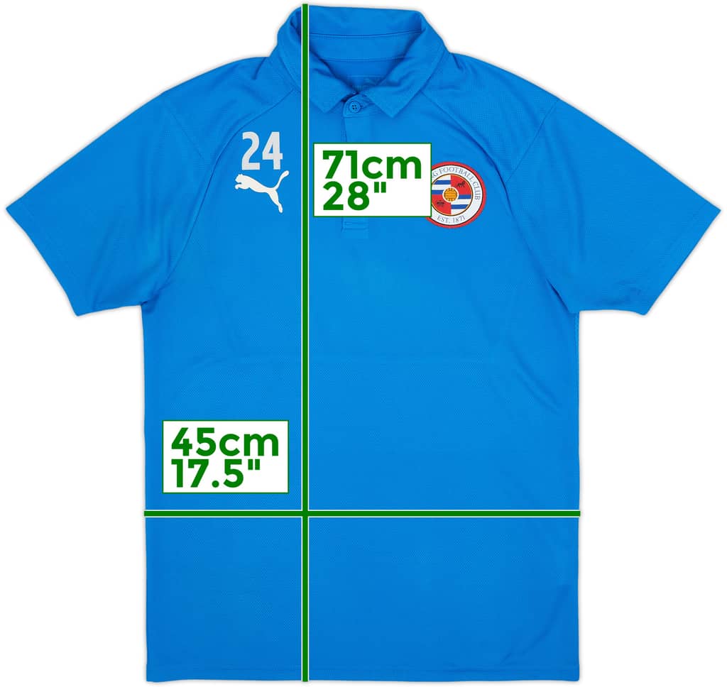 2018-19 Reading Player Issue Puma Polo Shirt - 7/10 - (S)