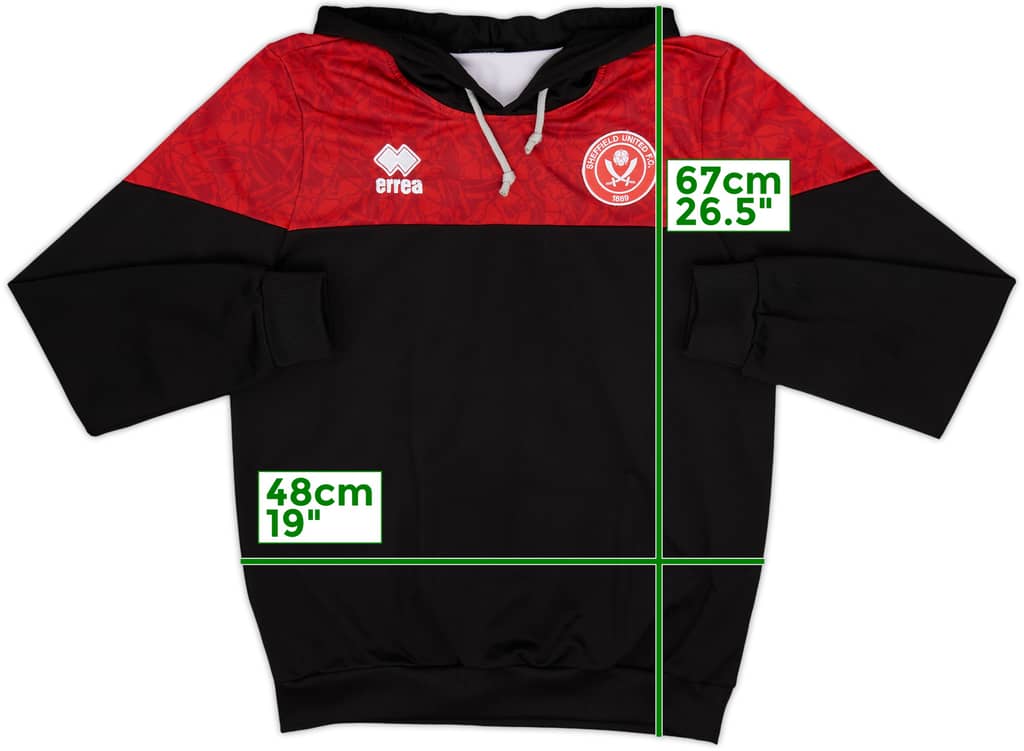 2022-23 Sheffield United Errea Hooded Top - 8/10 - (M)