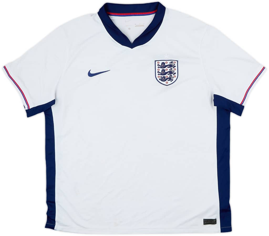 2024-25 England Home Shirt - 4/10 - (XL)