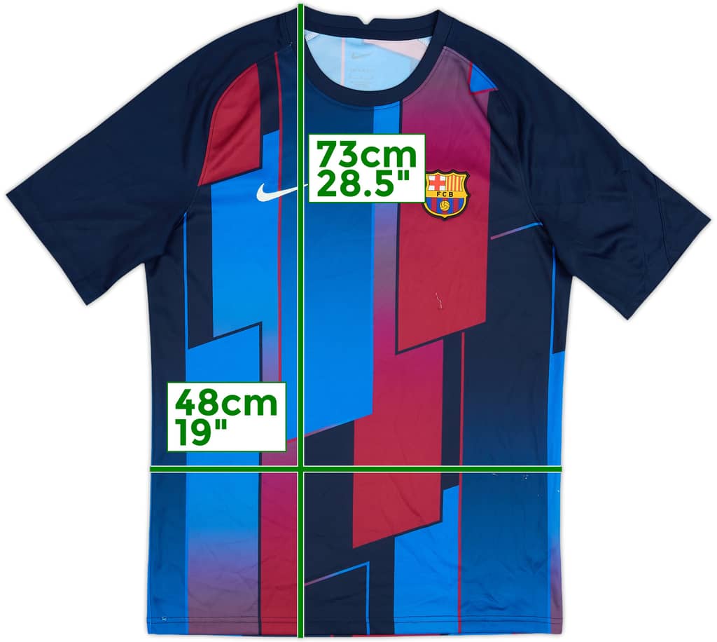 2021-22 Barcelona Nike Training Shirt - 6/10 - (M)