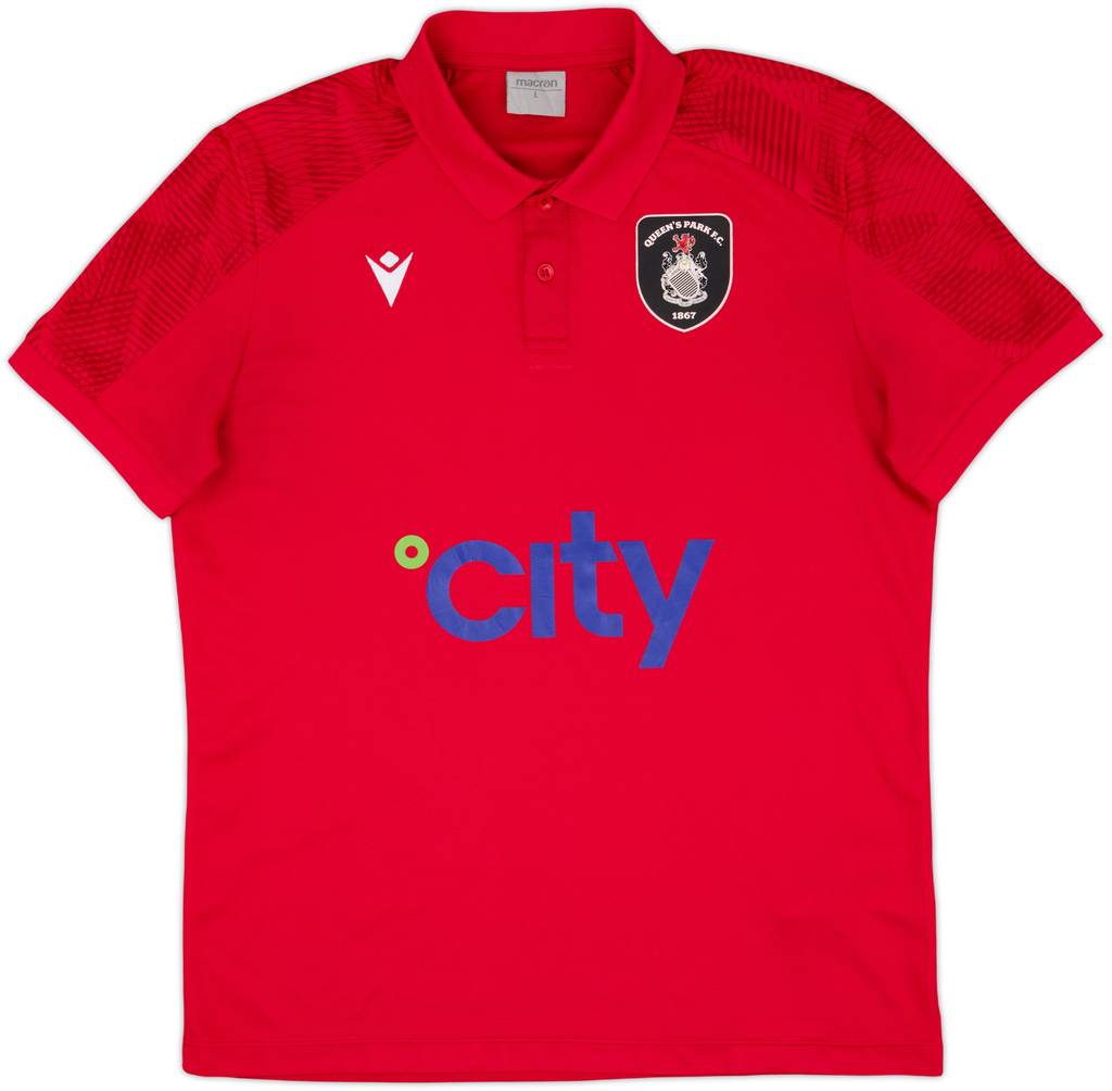 2023-24 Queen's Park Macron Polo Shirt - 8/10 - (L)
