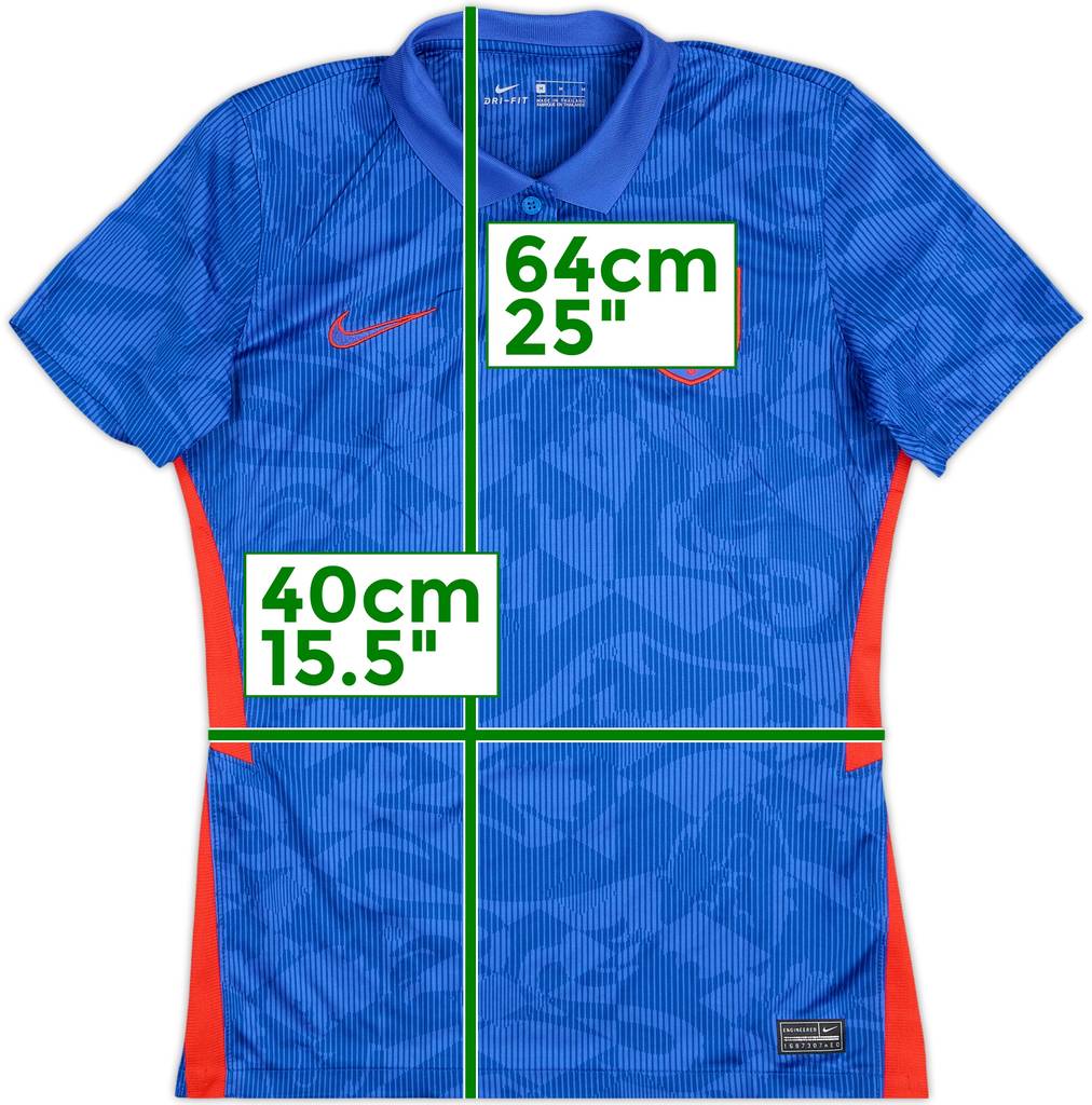2020-21 England Away Shirt - 10/10 - (Women's M)