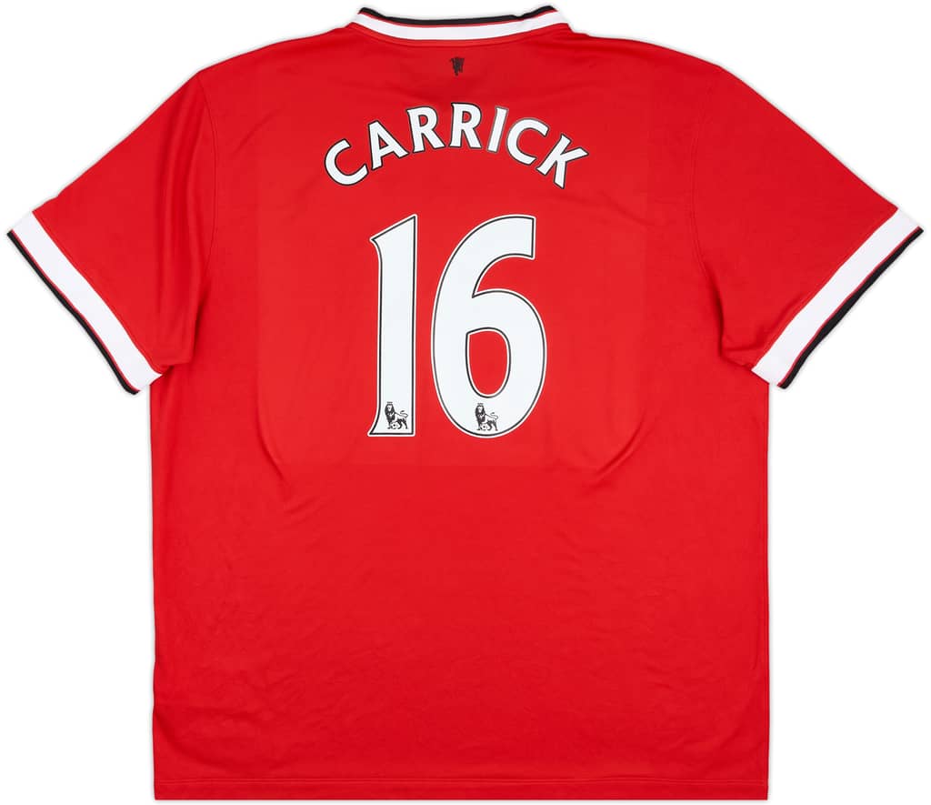 2014-15 Manchester United Home Shirt Carrick #16