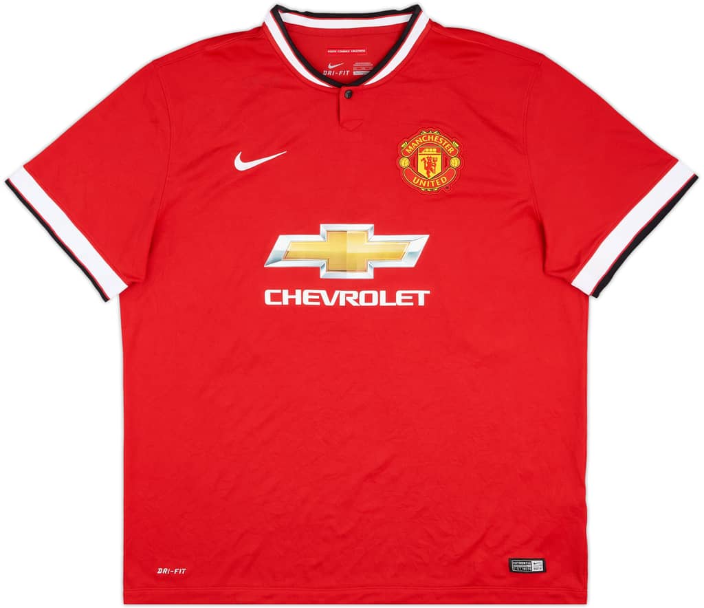 2014-15 Manchester United Home Shirt Carrick #16