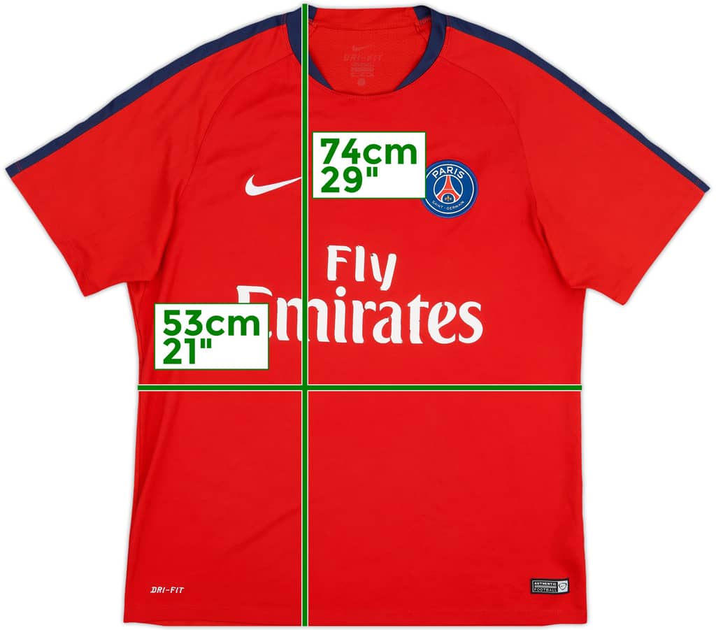 2016-17 Paris Saint-Germain Nike Training Shirt - 5/10 - (XL)