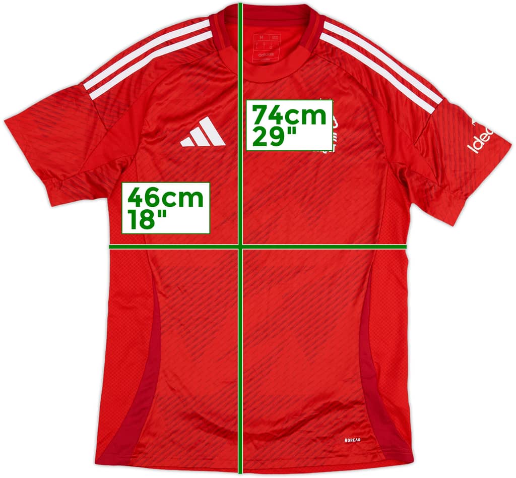 2024-25 Nottingham Forest Home Shirt - 7/10 - (M)