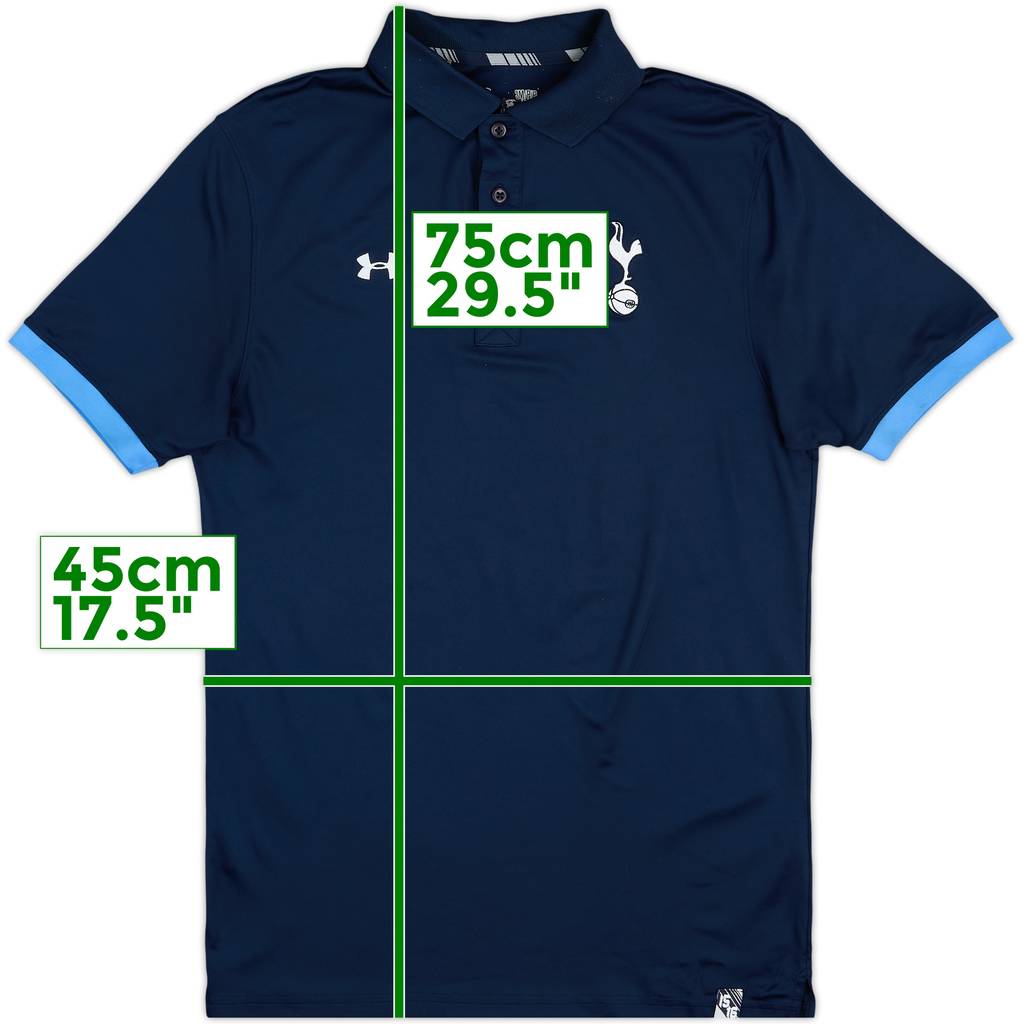 2015-16 Tottenham Under Armour Polo Shirt - 8/10 - (S)