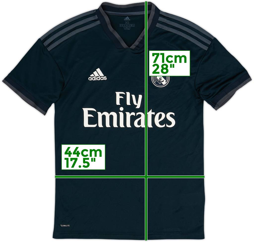 2018-19 Real Madrid Away Shirt - 9/10 - (XS)