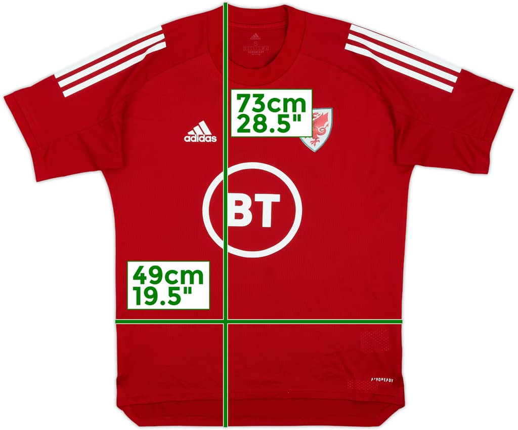 2019-20 Wales adidas Training Shirt - 8/10 - (S)