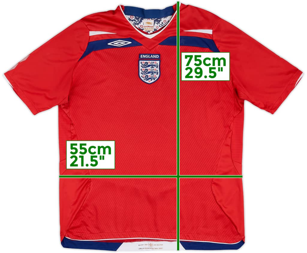 2008-10 England Away Shirt - 5/10 - (XL)