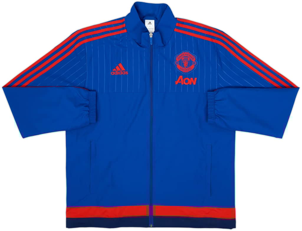 2015-16 Manchester United adidas Track Jacket - 8/10 - (L)