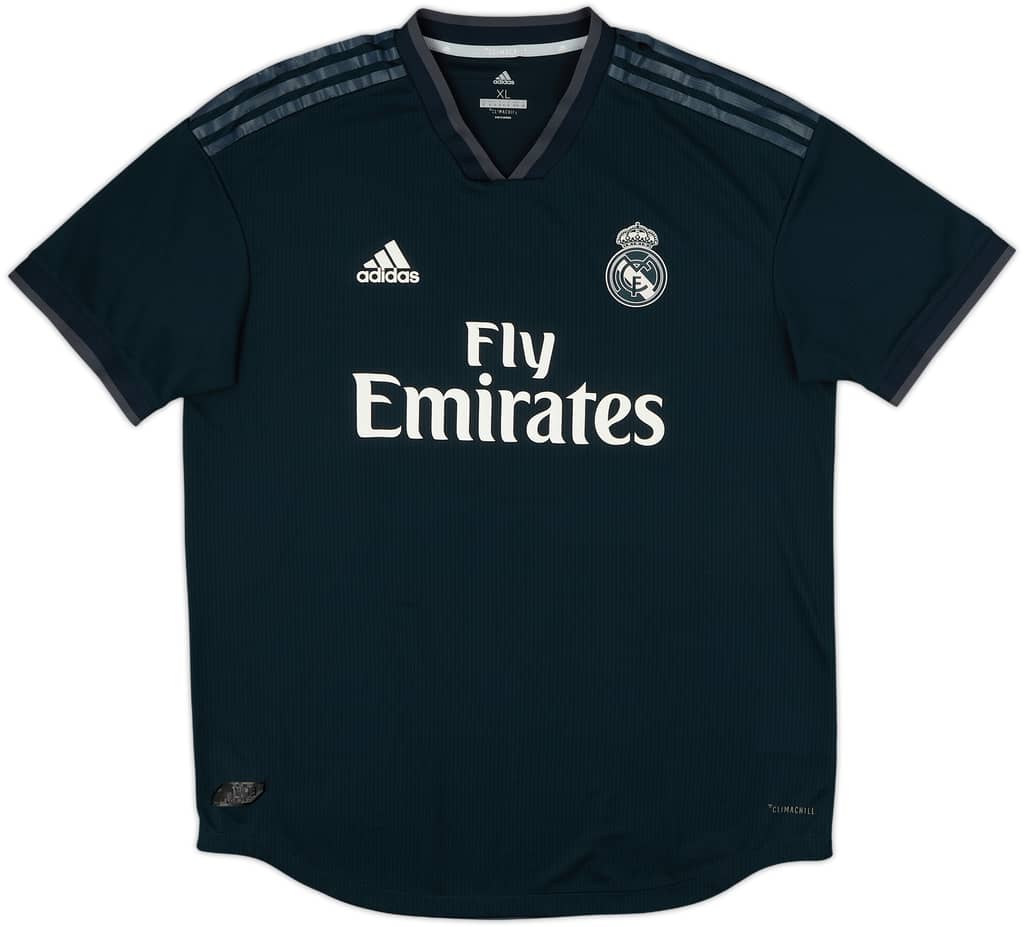 2018-19 Real Madrid Authentic Away Shirt - 5/10 - (XL)