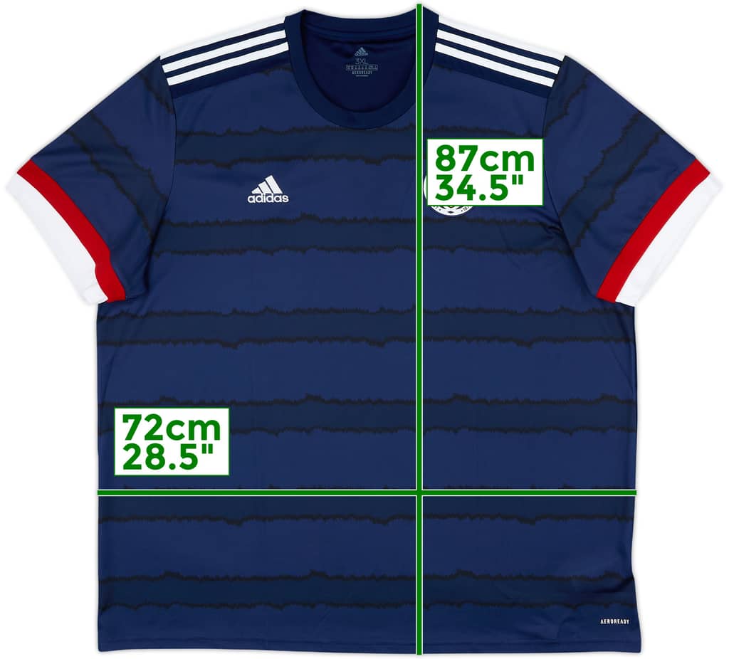 2020-22 Scotland Home Shirt - 9/10 - (3XL)