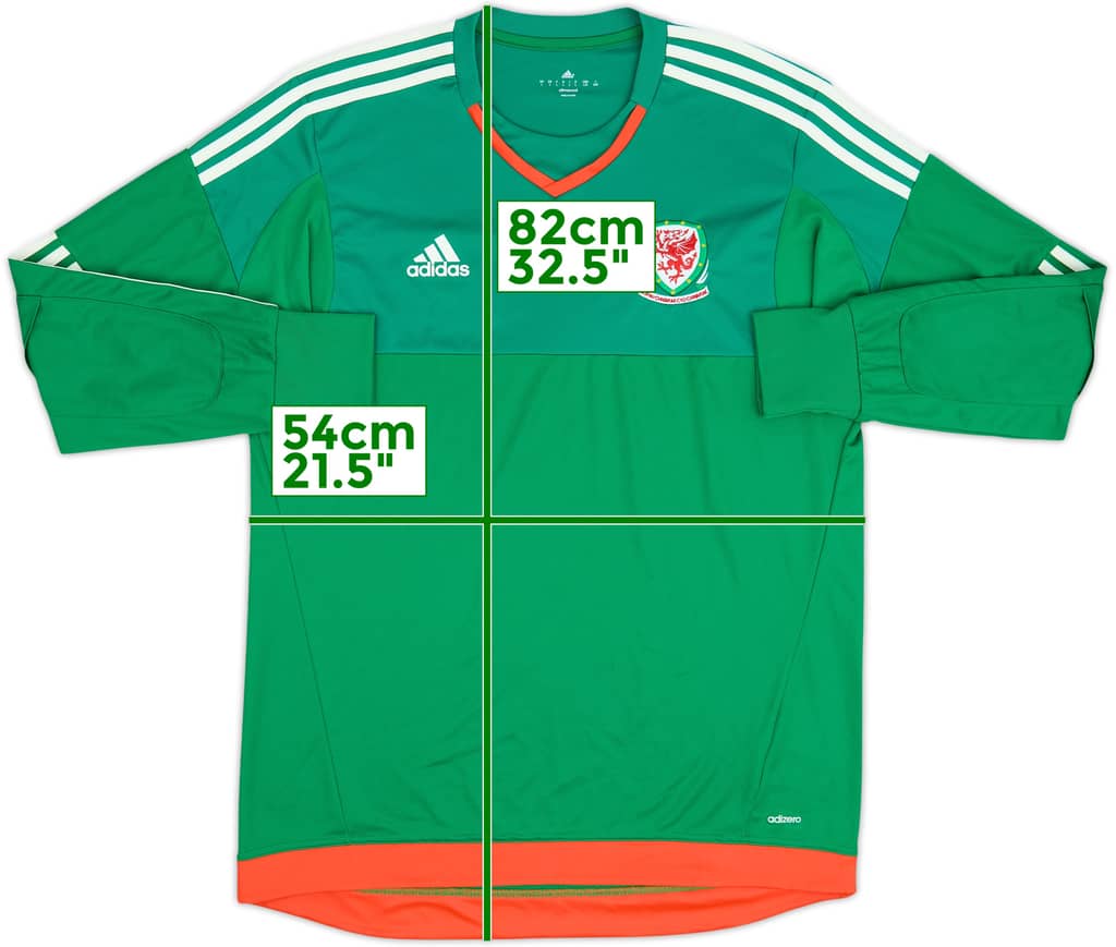 2016-17 Wales Authentic GK Shirt - 10/10 - (L)