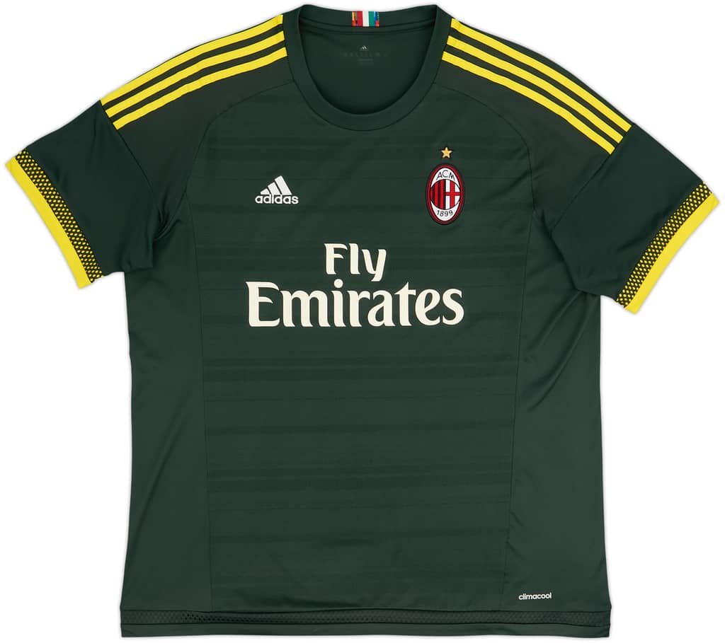 2015-16 AC Milan Third Shirt - 6/10 - (XL)
