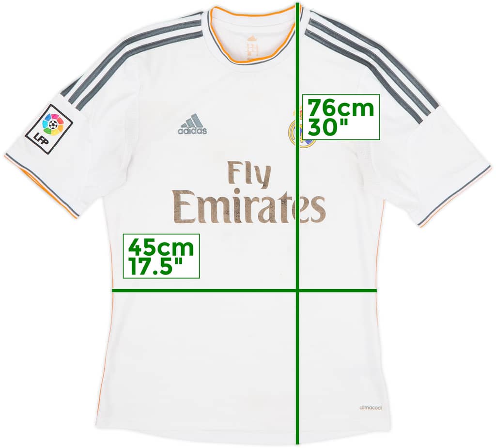 2013-14 Real Madrid Home Shirt - 4/10 - (M)