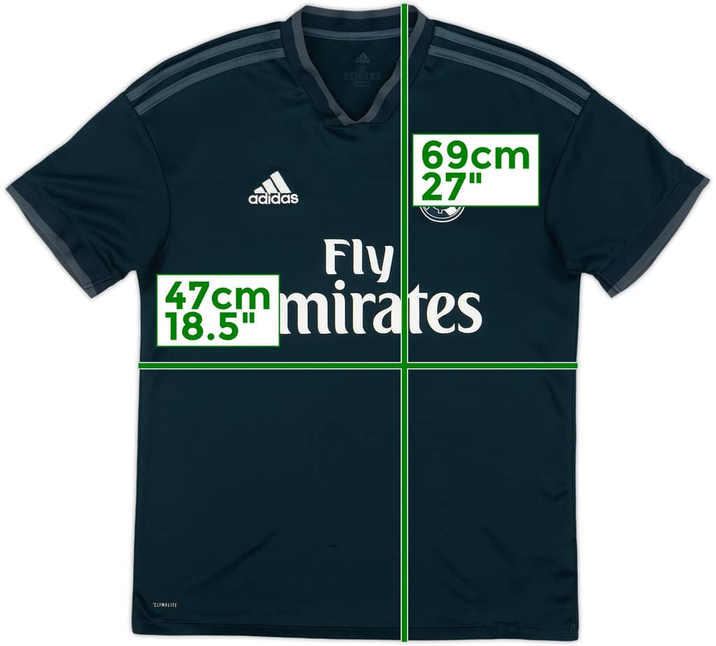 2018-19 Real Madrid Away Shirt - 5/10 - (S)