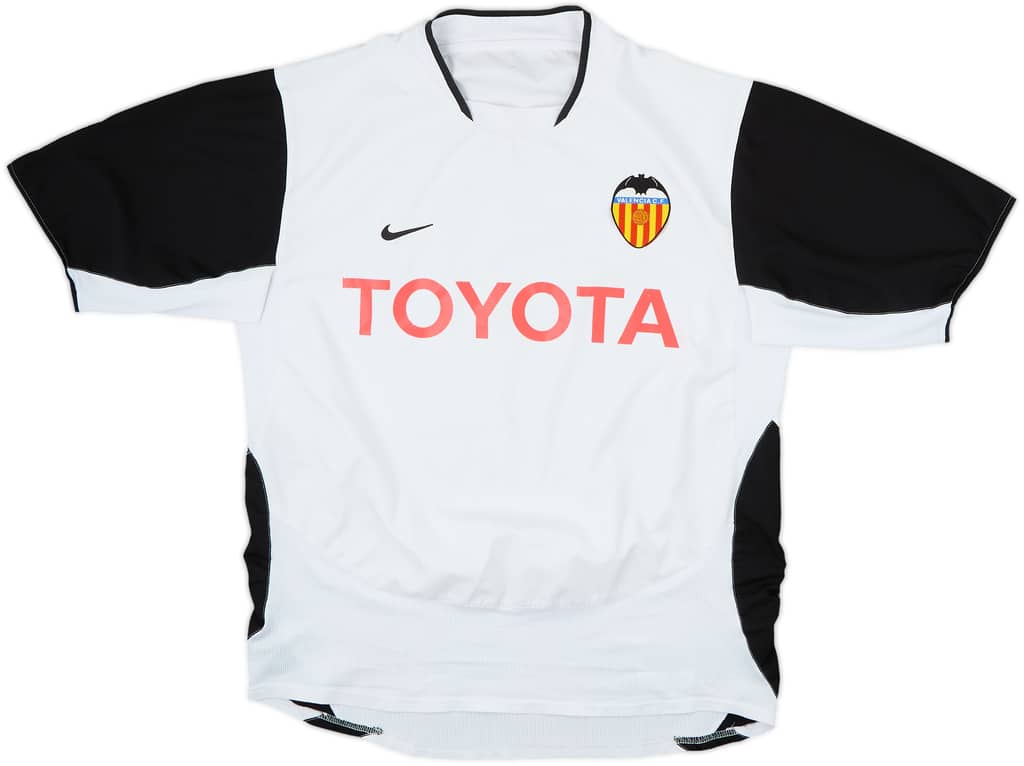 2003-04 Valencia Home Shirt - 6/10 - (XL)