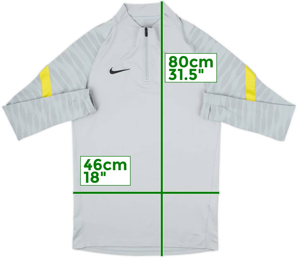 2021-22 Chelsea Nike 1/4 Zip Training Top - 8/10 - (S)